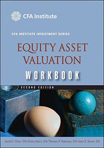 Buy Equity Asset Valuation Workbook (CFA Institute Investment Series ...
