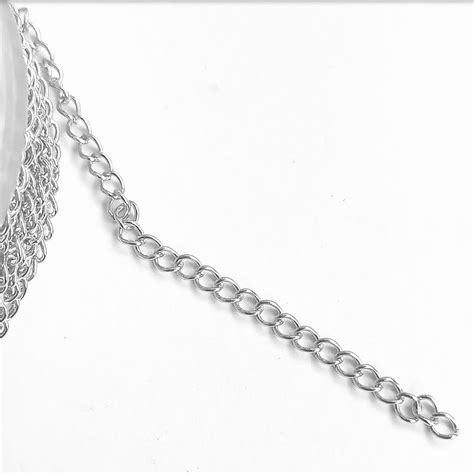 304 Stainless Steel Curb Chains | Chains for jewellery making (Sold pe ...