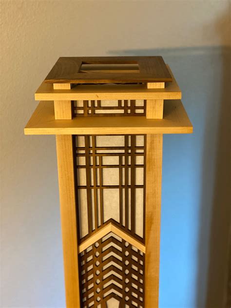 Tree of Life Frank Lloyd Wright Inspired Tower/floor Lamp - Etsy ...