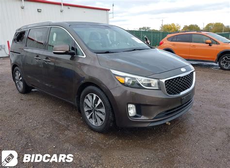 2015 KIA Sedona, SX | KNDMC5C11F6019608 | BidCars