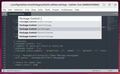 Sublime Text 4 Package Control 的图像结果