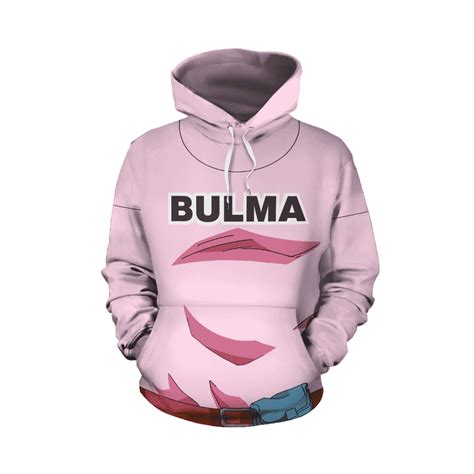 Dragon Ball Z Sexy Bulma 97 Pink Stylish Cosplay Hoodie