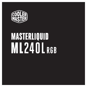 मैनुअल Cooler Master MasterLiquid ML240L RGB सीपीयू कूलर