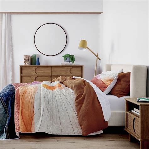 Pismo Blue Upholstered Kids Twin Bed + Reviews | Crate & Kids