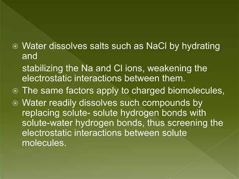 Structure and properties of water | PPTX