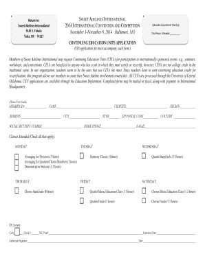 Image result for Isa CEU Form