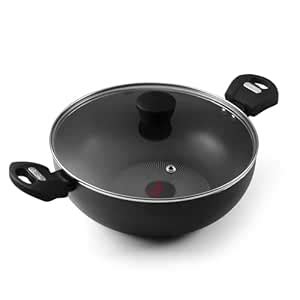 Buy Tower SmartStart 28cm (4.5 L) Aluminium Non-Stick Kadai ...