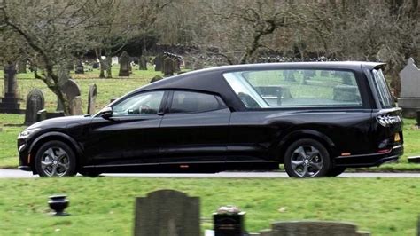 Ford Mustang Mach-E has been turned into an all-electric funeral car ...