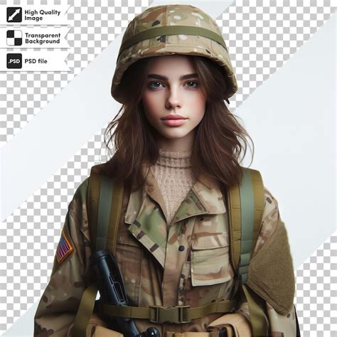 A female model with a gun and a gun in the front | Premium AI-generated PSD