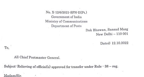 Directorate Instructions regarding Rule-38 Transfer - PoTools Blog ...