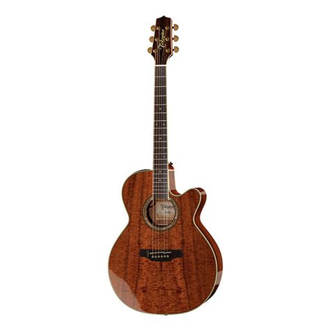 Takamine EF508KC Cutaway Electro Acoustic Guitar - Natural High Gloss ...