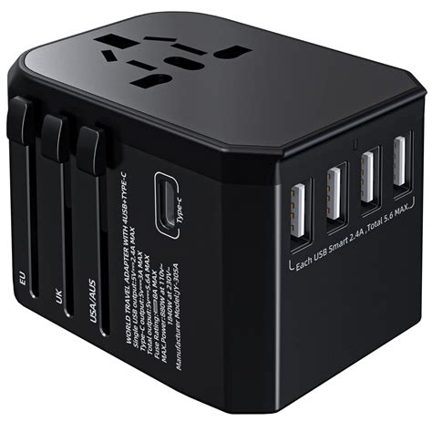 Buy Universal Travel Adapter Travel Plug, Worldwide Travel Adapter with ...