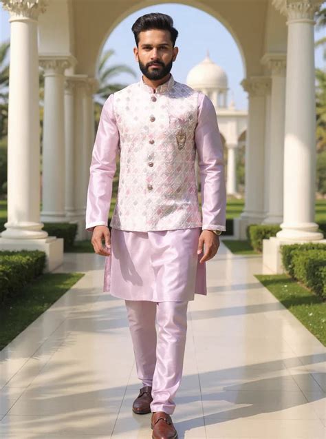 Elegant Kurta Jacket Combo for Stylish Men – South India Shopping Mall