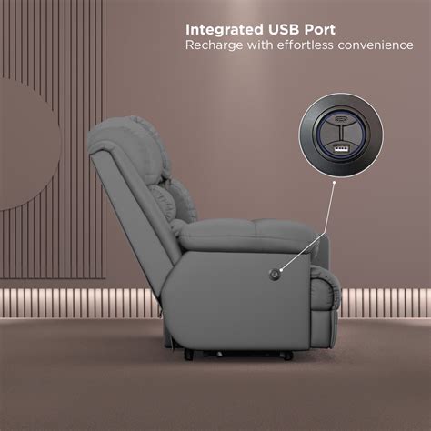 2 Seater Recliner Sofa - Luxe Motorised Recliner Sofa