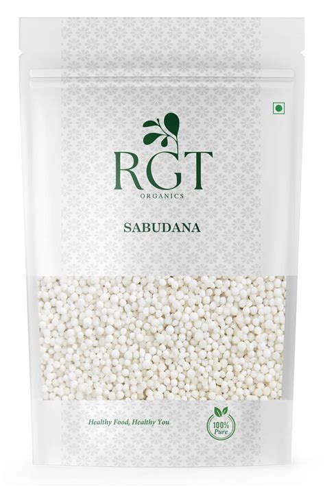 RGT Organics Sabudana | Sago | Tapioca 200Gm : Amazon.in: Grocery ...