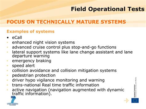 Image result for Field Operational Test PPT