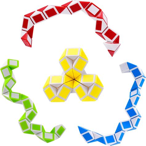 Ganowo Twist Fidget Snake Cube Puzzle - Sensory Toy India | Ubuy