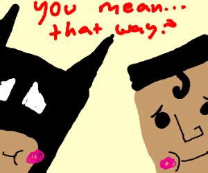 Batman and Superman:RULE 34 - Drawception