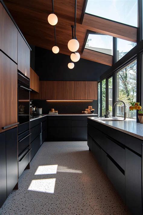 54 Stunning Black and Wood Kitchen Ideas (For Every Style)