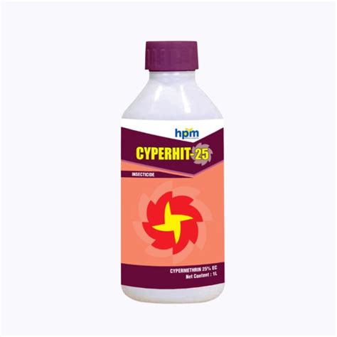 Buy HPM Cyperhit-25 Cypermethrin 25% EC Insecticide - Broad-Spectrum ...