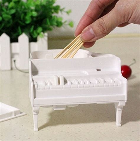 AARAVISION New Creative Piano Toothpick Holder UV Disinfection ...