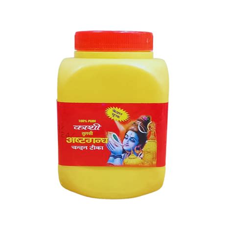 Kashi Tulsi Ashtagandha Chandan Tika Powder for Home and Mandir Pure a ...