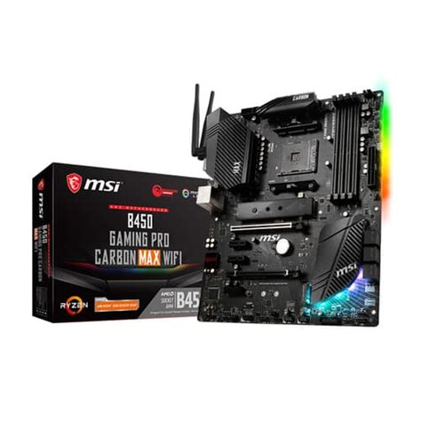 Buy MSI B450 GAMING PRO CARBON MAX WIFI Motherboard - mdcomputers.in