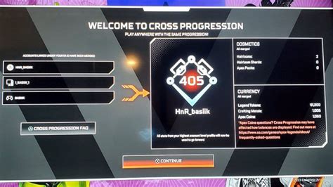 【APEX】クロスプログレッションが徐々に展開されている模様!多数報告あり | APEXまとめ速報アンテナ