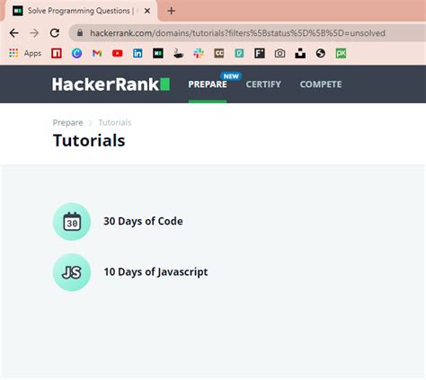 HackerRank 30 Days of Code 的图像结果