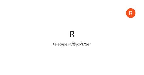 R — Teletype