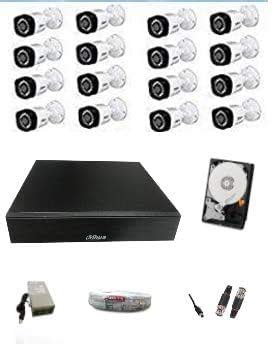 AED Dahua 16 Channel Full HD DVR with 1080P Realtime Preview, 16 Bullet ...