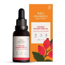 Juicy Chemistry 100% Organic Rosehip Seed Cold Pressed Carrier Oil