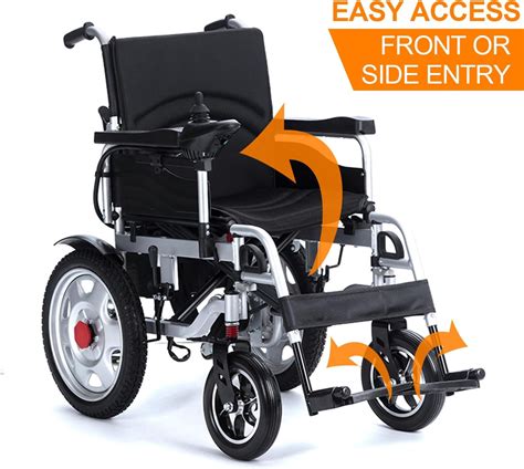 MSFDC Foldable All-Terrain Electric Wheelchair for Seniors India | Ubuy