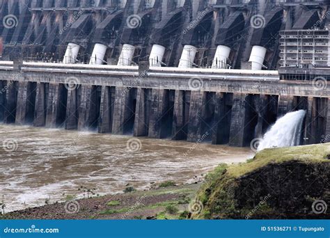 Itaipu Dam editorial photo. Image of technology, spillway - 51536271