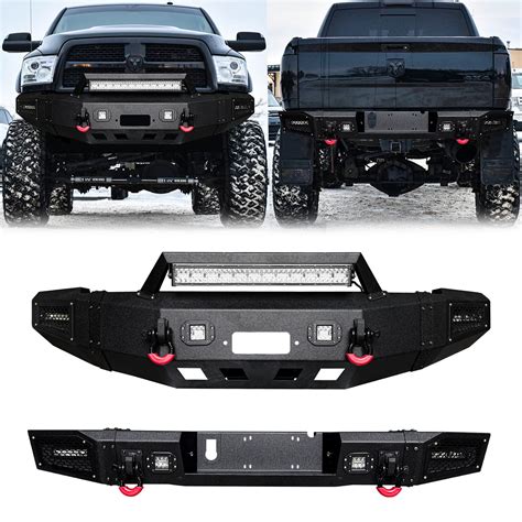 Buy Fit 2010-2018 RAM 2500/3500 Steel New Front and Rear Bumper With ...