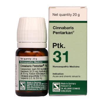 German Cinnabaris Pentarkan Ptk. 31, Acute and Chronic Sinusitis ...