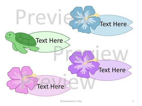 Editable Summer Name Tags: Printable Tropical Classroom Decor - Etsy