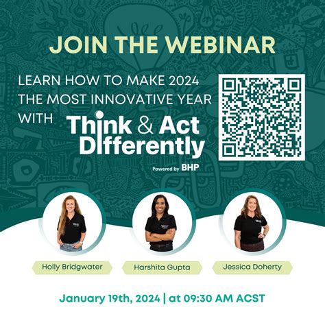 A chance to connect directly with the Think & Act Differntly team 😀🎉😀 ...