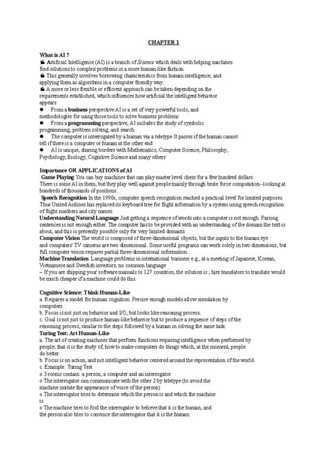 Artificial Intellegence - This generally involves borrowing ...
