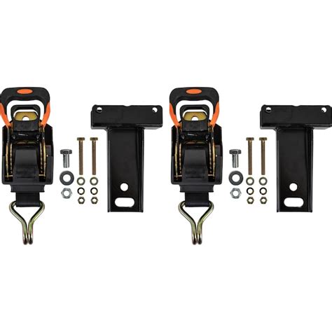 Buyers Products Retracting Tie Downs For Round Tube Ladder Racks Steel ...