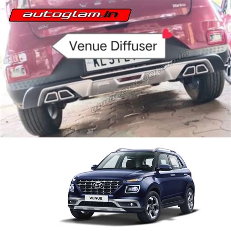 Hyundai Venue Diffuser, Rear Bumper Diffuser | AGHVDBR – autoglam