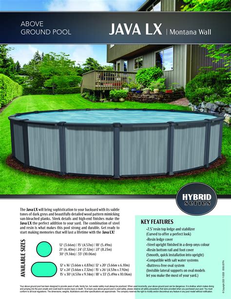 Image result for Above Ground Pool Java