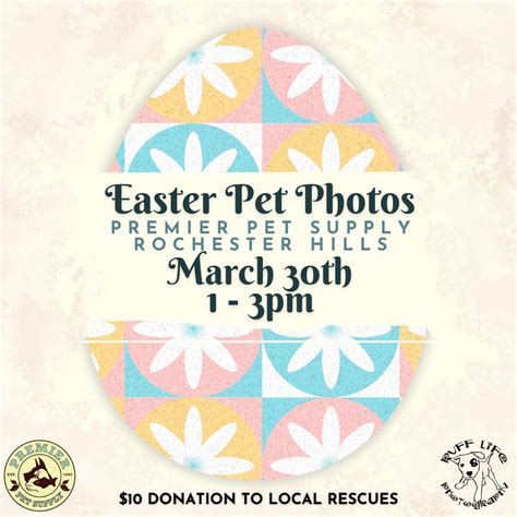 Easter Pet Photos W/ Ruff Life Photography!, 63 W Auburn Rd, Rochester ...