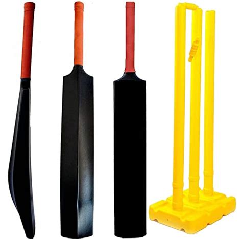 Life HUB Plastic Bat, Plastic Cricket Bat, Full Size Cricket Bat Hard ...