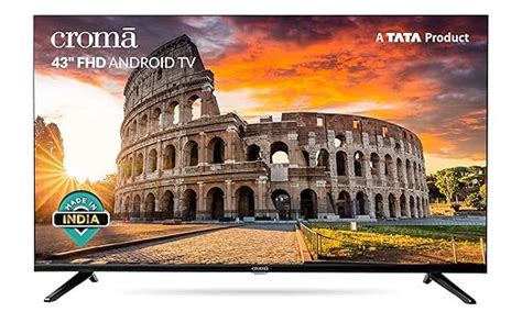 Croma 109 cm (43 Inches) Full HD Certified Android Smart LED TV ...