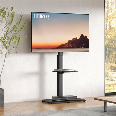 FITUEYES Universal Modern Swivel TV Mount Floor Stand for 32-70 inch ...