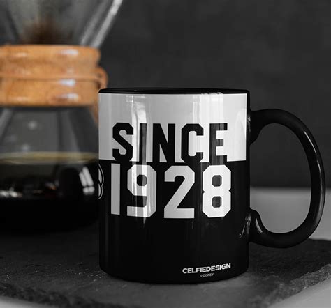Macmerise Mickey since 1928 Coffee Mugs Black Multicolour 12Y+