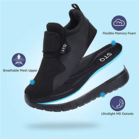 Buy STQ Boys Running Shoes Kids Slip on Lightweight Gym Tennis Sneakers ...