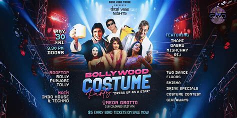 Desi Vibe Nights - Bollywood Costume Party (May 30th - Neon Grotto ...