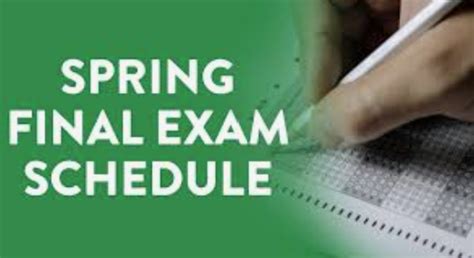 Spring 2025 Final Exam Schedule | Taft Charter High School
